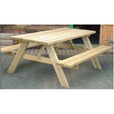 Heavy Duty 6 Seater Picnic Table