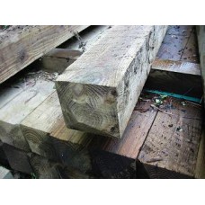 2.4m x 125mm x 125mm treated softwood post