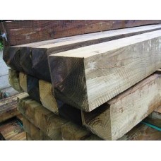 2.1m x 150mm x 150mm treated softwood post