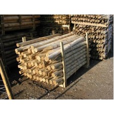 1.8m x 75-100mm Rustic Round Stake