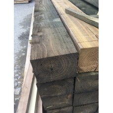 2.4m x 125mm x 100mm treated softwood post