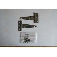 Light Tee Hinge 101mm Bright Zinc Plated 