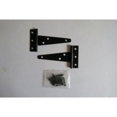 Light Tee Hinge 101mm Black 