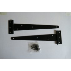 Light Tee Hinge 254mm Black 