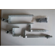Field Gate hinge set 305mm Galvanised