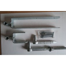 Field Gate hinge set 457mm Galvanised