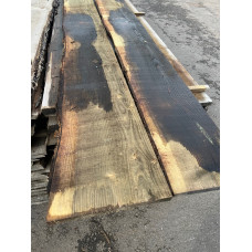 4.8m x 125/200mm (average) x 18mm Waney Edge treated softwood board