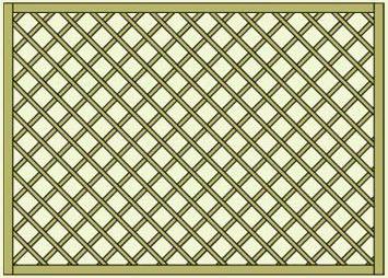 Lavendel Heavy Duty Lattice Panel 1.8m x 1.2m