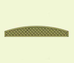 Dastra Lattice Convex 1.83m x 0.3m