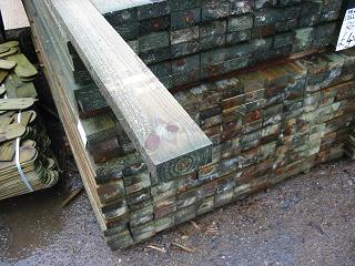 3.6m x 87mm x 38mm treated softwood rail