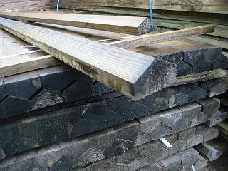 3.6m x 63mm x 38mm treated softwood Weather Capping