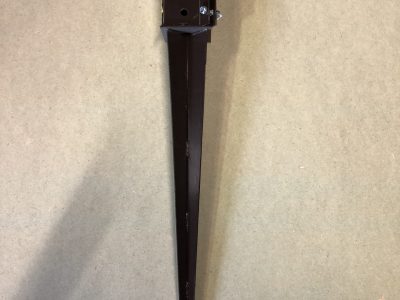 DRIVE IN POST SUPPORT 75MM X 75MM X 600MM WITH clamp GRIP