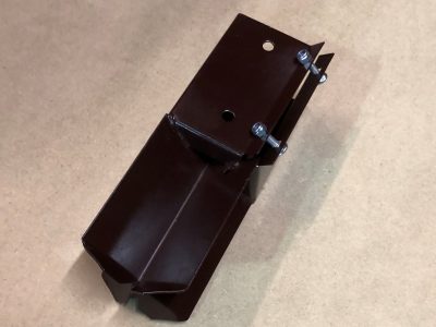 Concrete-in Post Support 100mm x 100mm clamp grip 